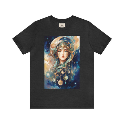 Celtic Moon Cute woman's T-Shirt, Birthday Gift, Celtic Moon Goddess, Celtic Artwork, Birthday Gift for Wife