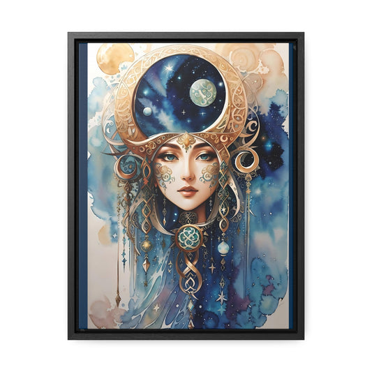 Canvas Wall Art Watercolor Celtic Goddess