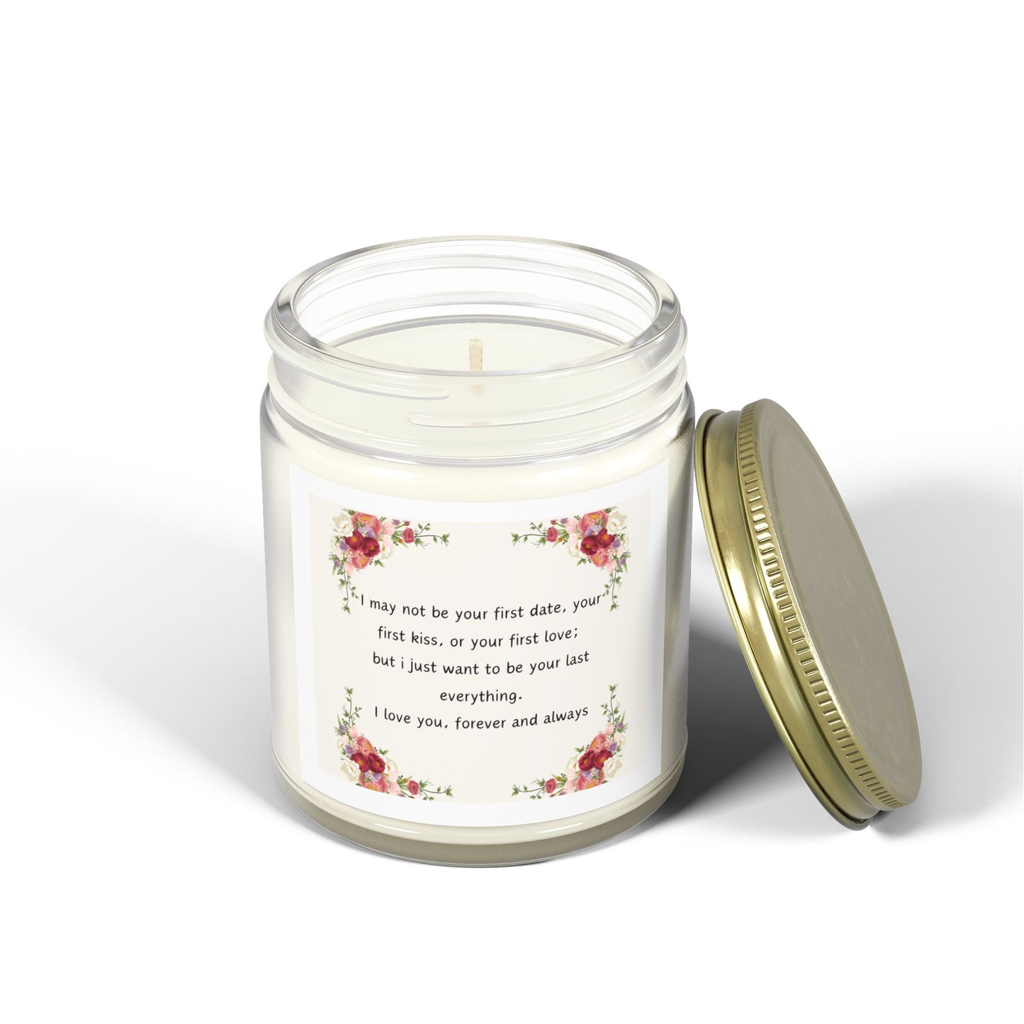 Candle Set Lasting Love Rose-Infused Candle