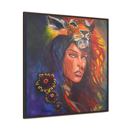 Inner Tigress & Jaguar Woman: Mystical Art by Lisa Marie Signed prints