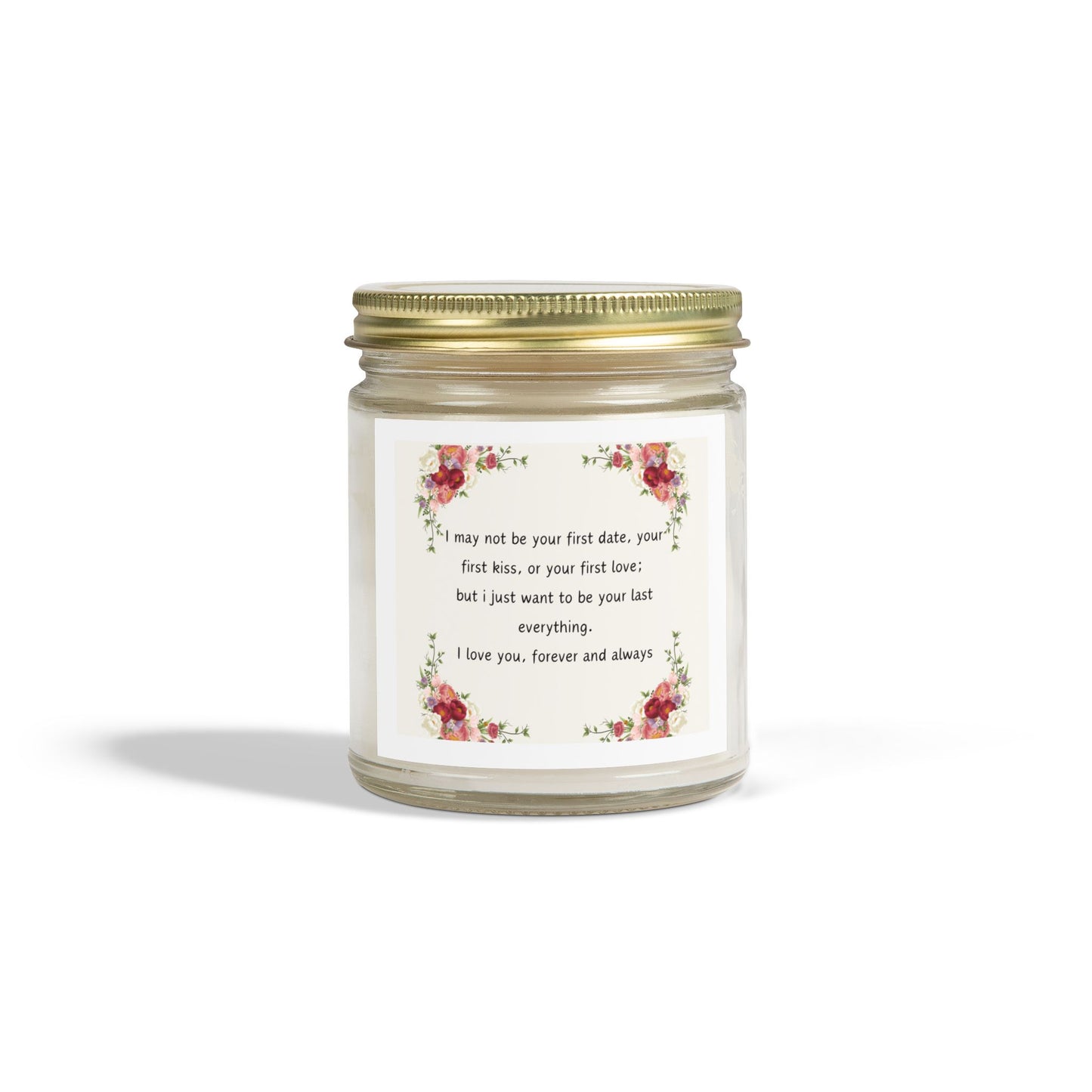 Candle Set Lasting Love Rose-Infused Candle