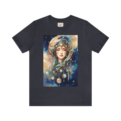 Celtic Moon Cute woman's T-Shirt, Birthday Gift, Celtic Moon Goddess, Celtic Artwork, Birthday Gift for Wife