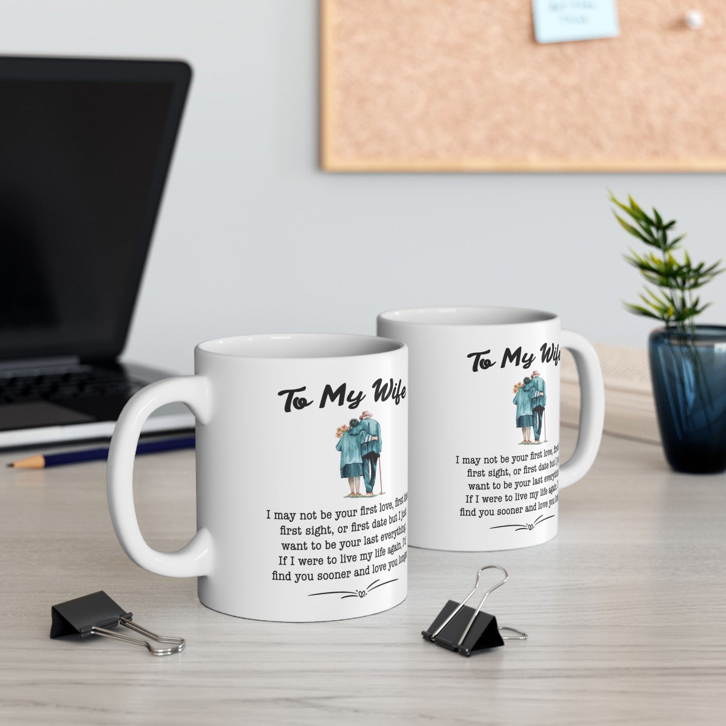 To My Wife – Couple Walking Mug