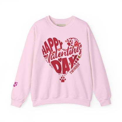 Personalized Dog Sweat Shirt for Valentines Day, Personalized Sweatshirt, Dog Lovers , Animal Lovers Outfit, Pet Lover, Dog Mom Sweatshirt