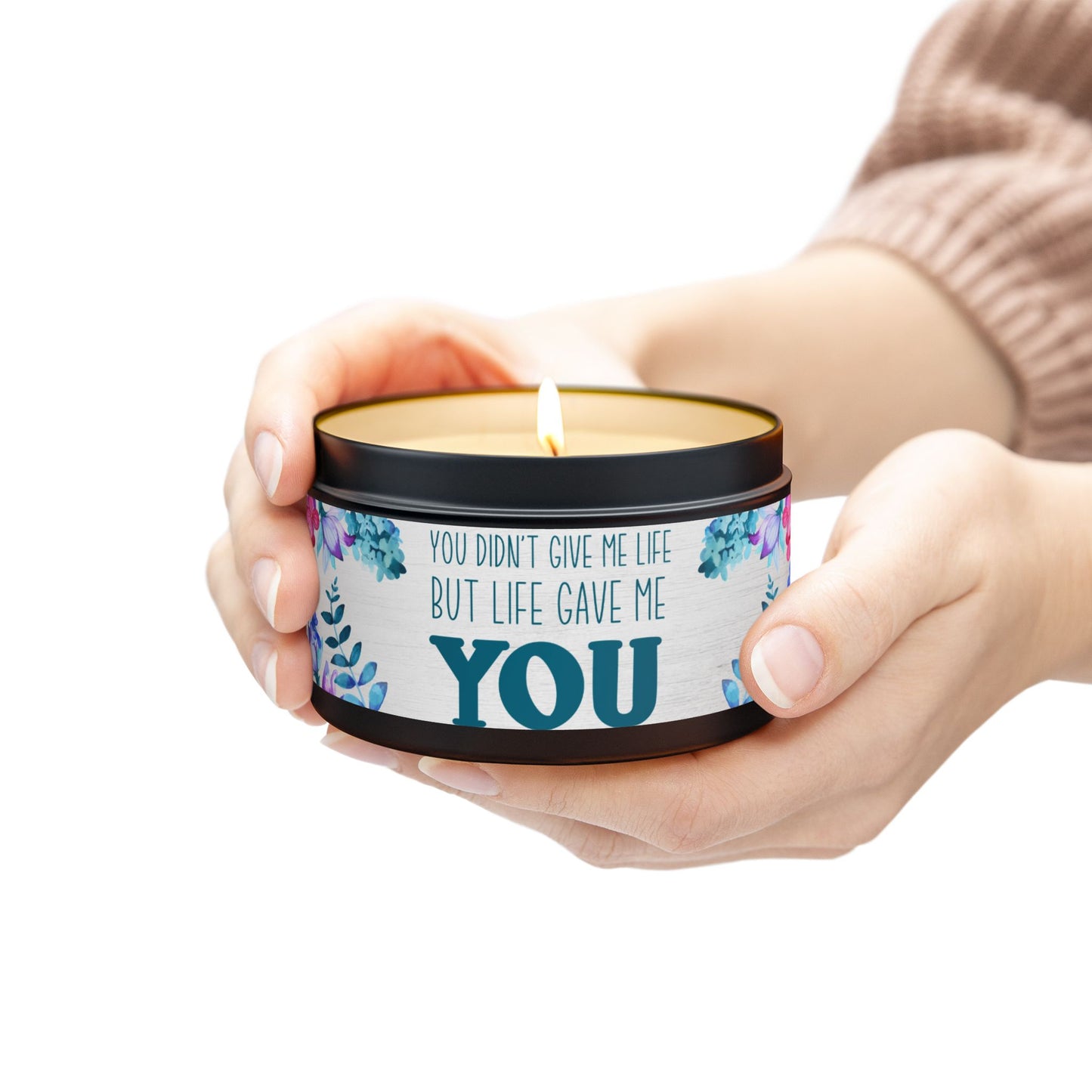 To my Wife Love note Candle  You didn't give me life but life gave me you