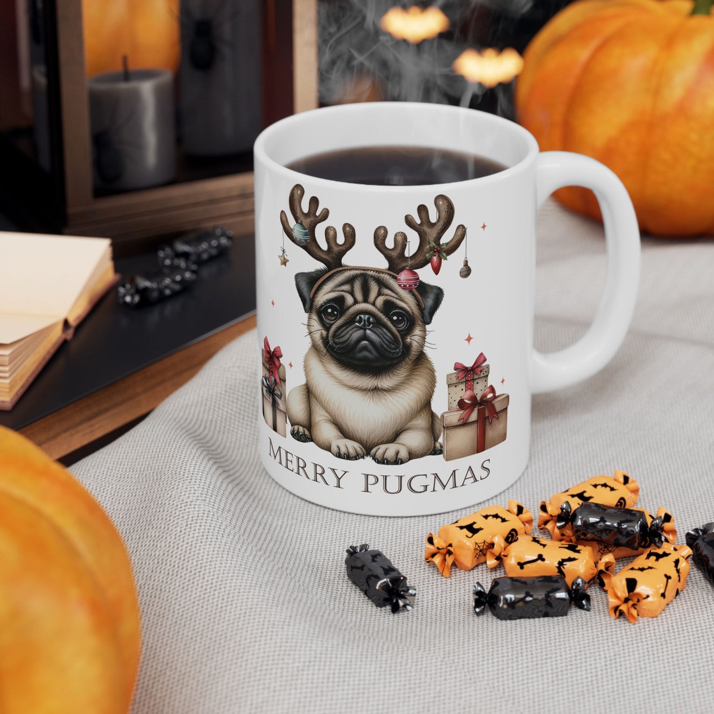 Merry Pugmas Christmas Mug 🎄🐾