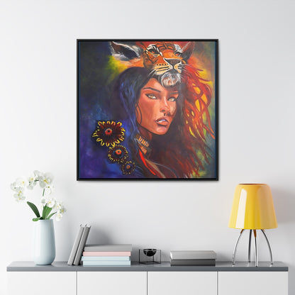 Inner Tigress & Jaguar Woman: Mystical Art by Lisa Marie Signed prints