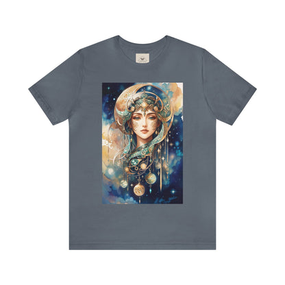 Celtic Moon Cute woman's T-Shirt, Birthday Gift, Celtic Moon Goddess, Celtic Artwork, Birthday Gift for Wife