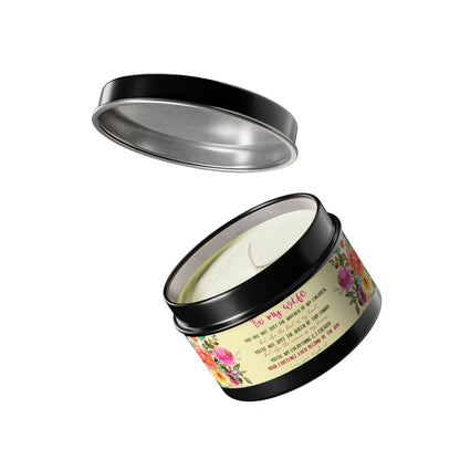 To My Beloved Wife Love Note Candle - Aromatherapy Tin Candle