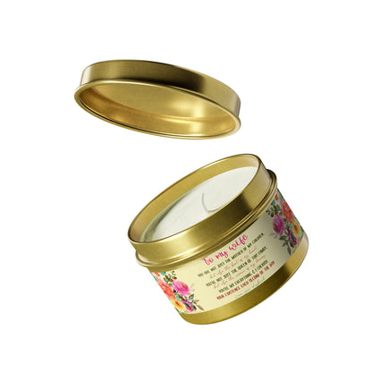 To My Beloved Wife Love Note Candle - Aromatherapy Tin Candle