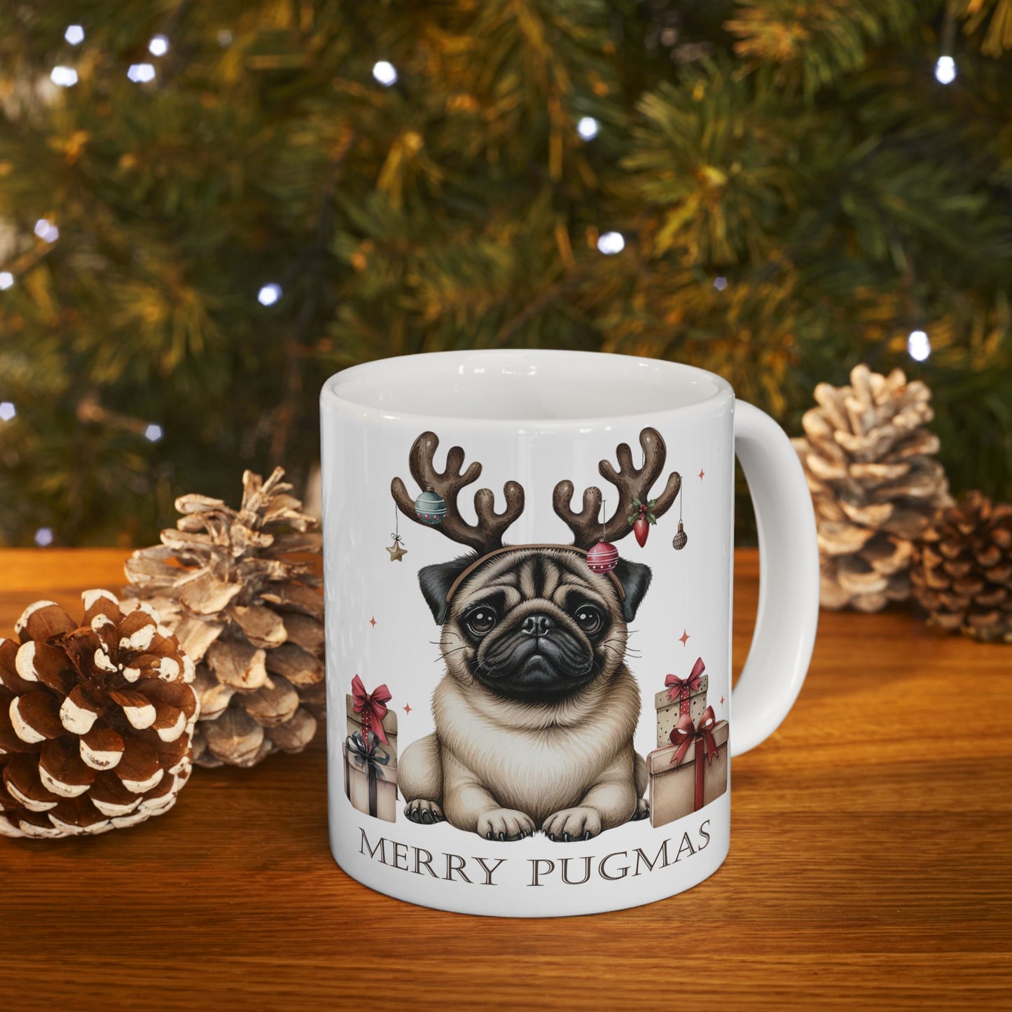 Merry Pugmas Christmas Mug 🎄🐾