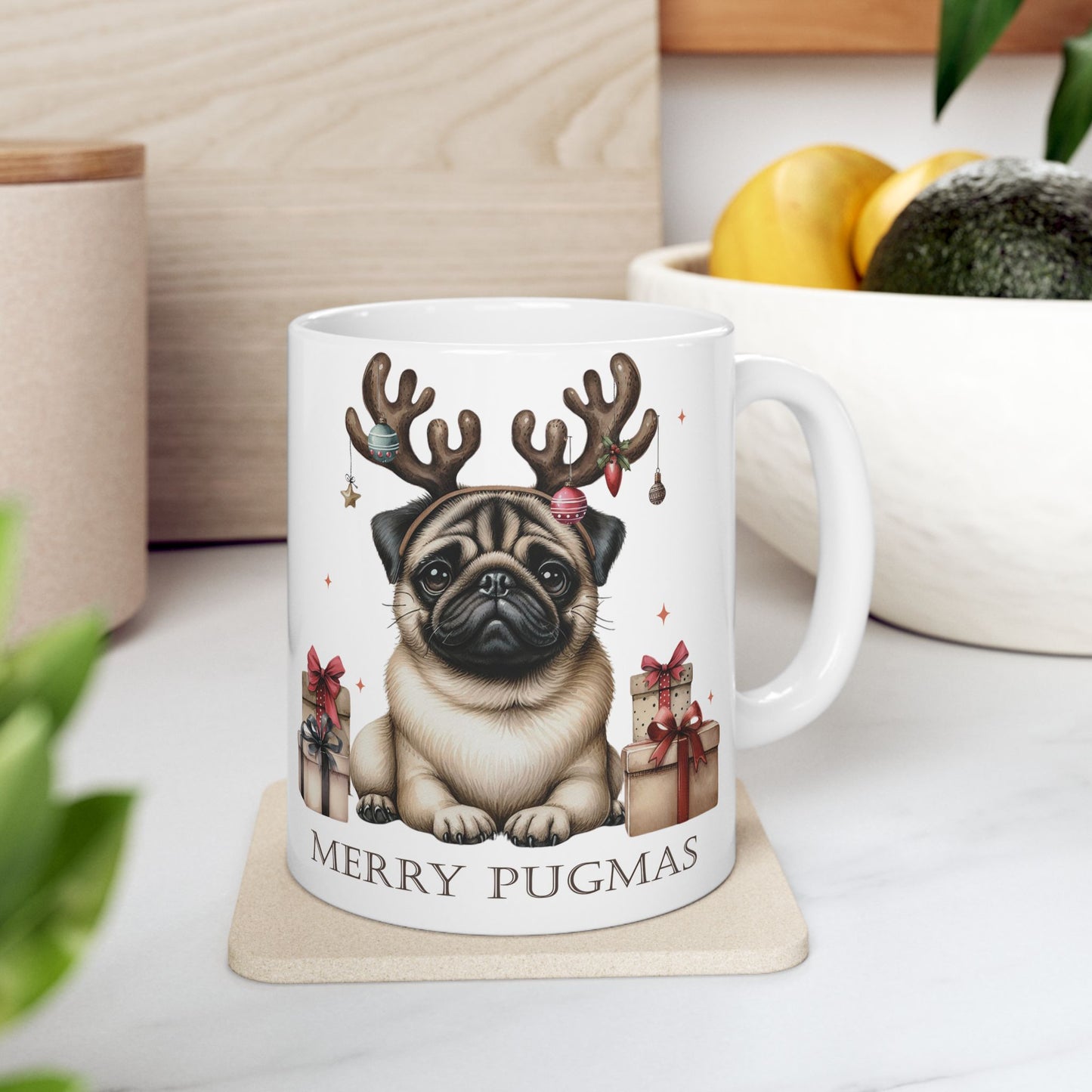 Merry Pugmas Christmas Mug 🎄🐾