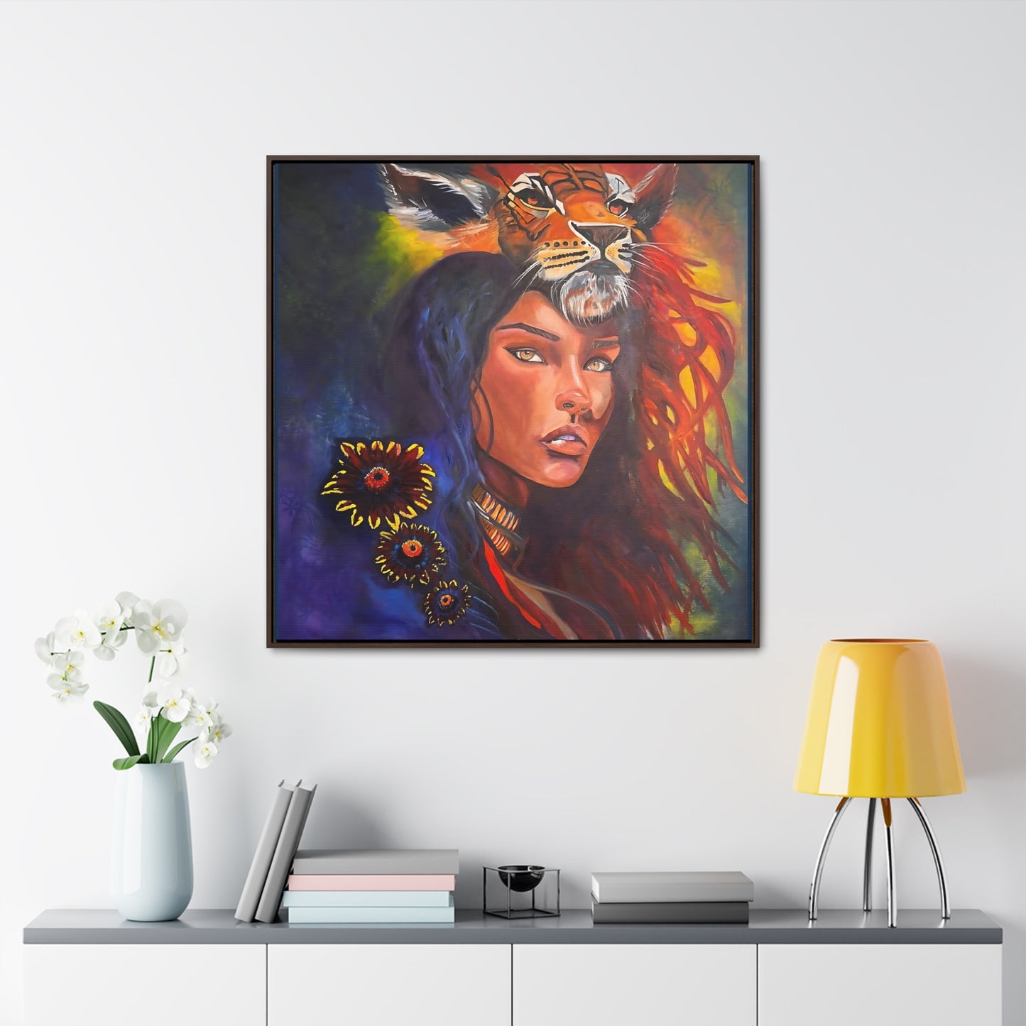 Inner Tigress & Jaguar Woman: Mystical Art by Lisa Marie Signed prints