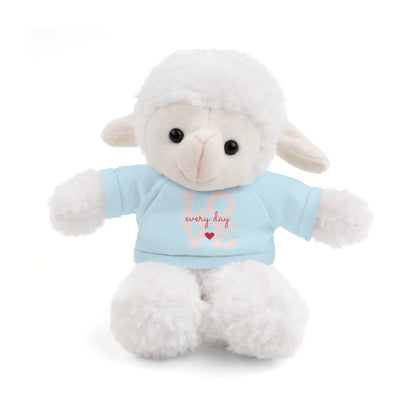 Gift for Granddaughter Love Every Day Plushies Love– Customizable colored Cuddly Companions