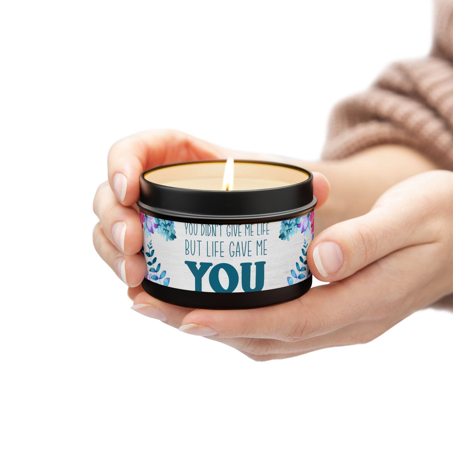 To my Wife Love note Candle  You didn't give me life but life gave me you