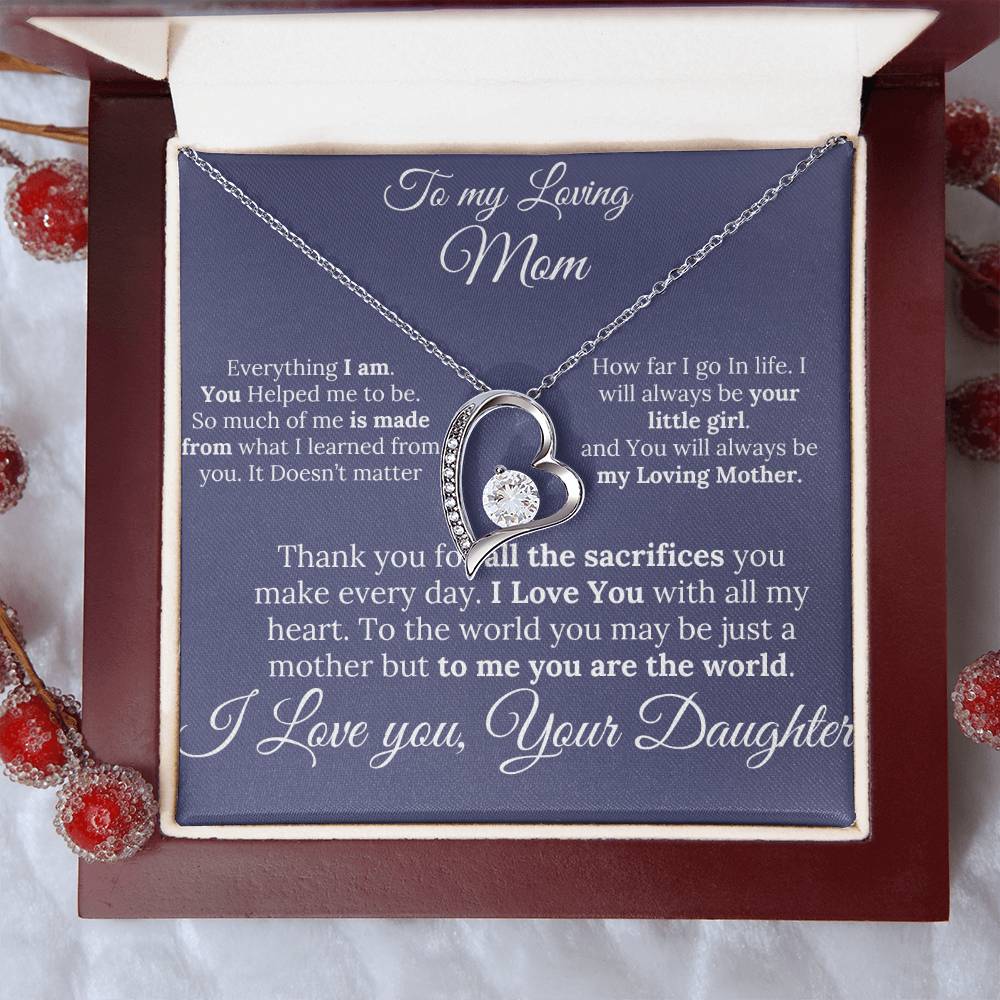 To a Loving  Mom – A Loving Note from Your Daughter"