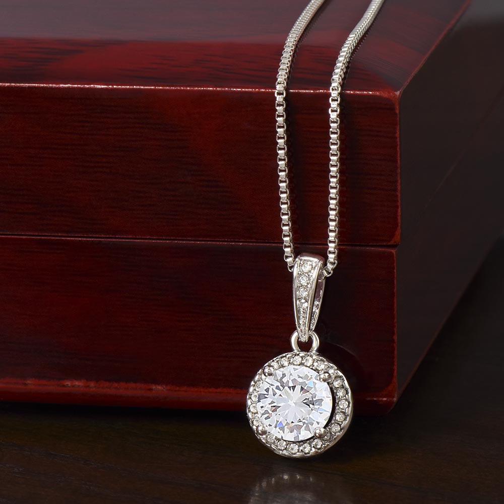 To My Loving Mom from Daughter- Circle of Love Necklace