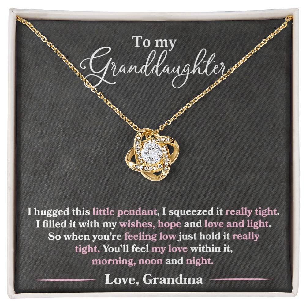 To My Granddaughter – A Hug Within a Pendant