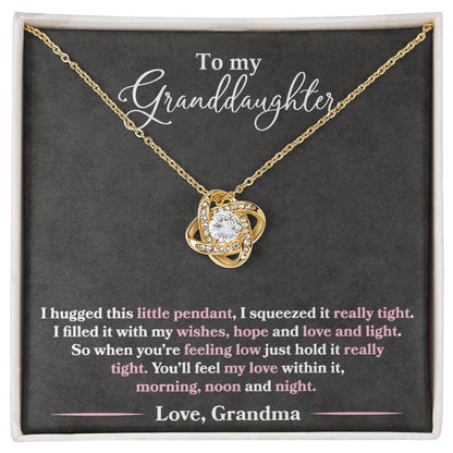 To My Granddaughter – A Hug Within a Pendant