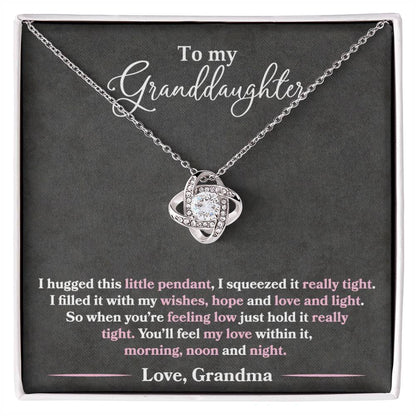 To My Granddaughter – A Hug Within a Pendant