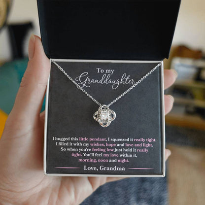 To My Granddaughter – A Hug Within a Pendant