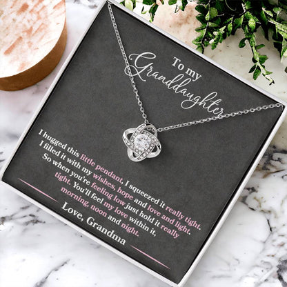 To My Granddaughter – A Hug Within a Pendant