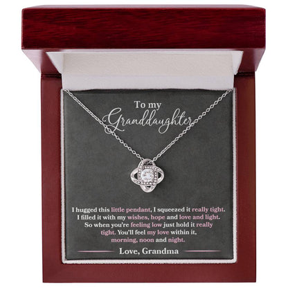 To My Granddaughter – A Hug Within a Pendant