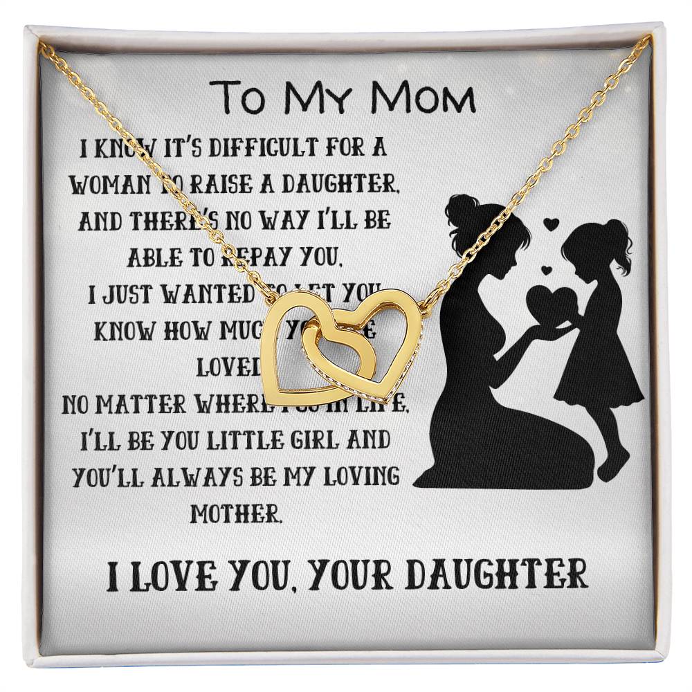 To My Loving Mom - Love Knot Necklace