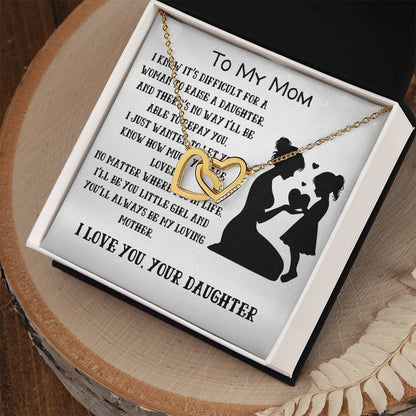 To My Loving Mom - Love Knot Necklace