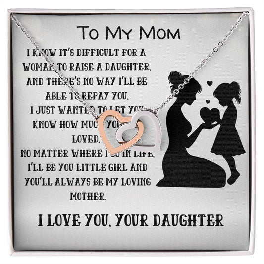 To My Loving Mom - Love Knot Necklace