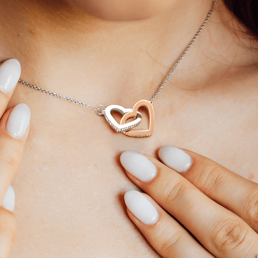 To my smokin' hot wife: a necklace filled with love and light.