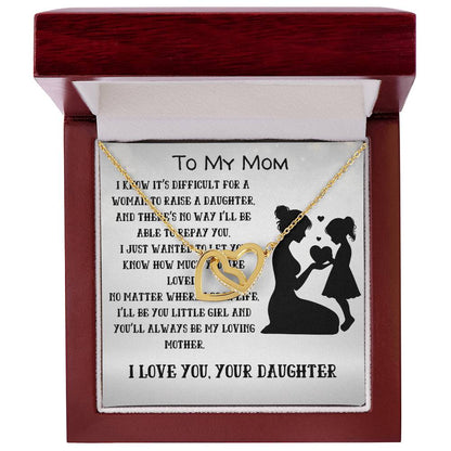 To My Loving Mom - Love Knot Necklace