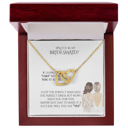 Bridal Gift "Elegant Bridesmaid Necklace – Personalized Gift for Your Special Day"