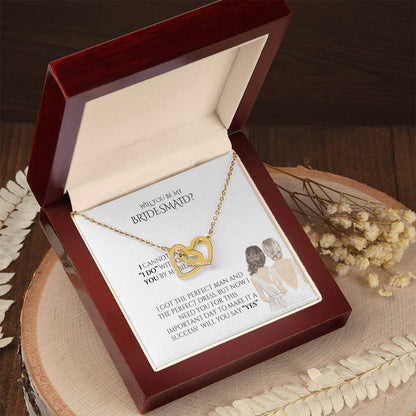 Bridal Gift "Elegant Bridesmaid Necklace – Personalized Gift for Your Special Day"