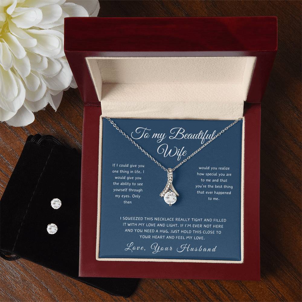 To My Beautiful Wife - Timeless Grace Pendant Necklace