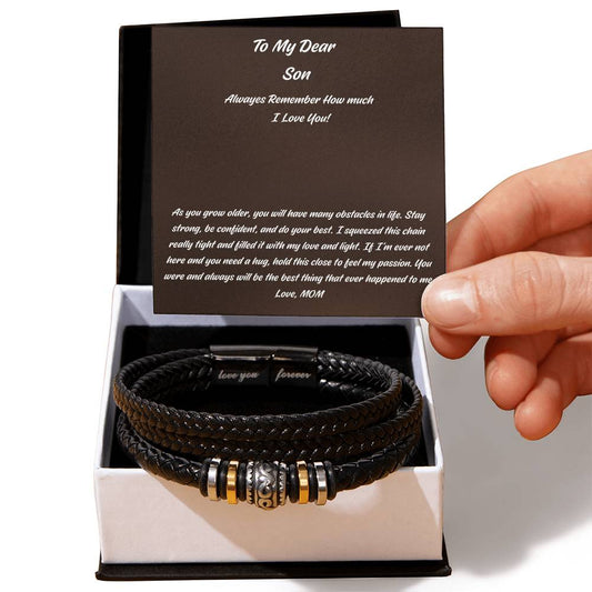 (ALMOST SOLD OUT) Always Remember Gift Mom to Son Bracelet : Love from Mom