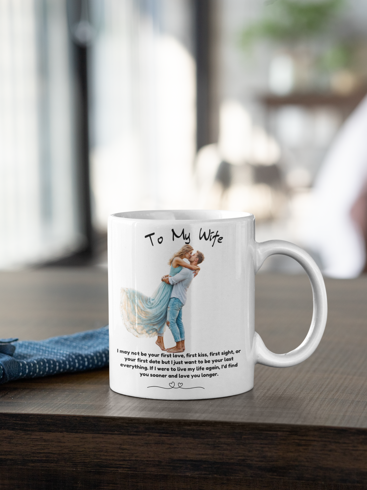 To My Wife Coffee or Tea Mug  Couple Walking Mug