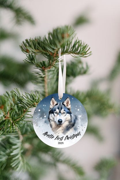 Adorable Husky Christmas Ornaments | Perfect Holiday Decor for Husky Lovers