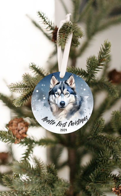 Adorable Husky Christmas Ornaments | Perfect Holiday Decor for Husky Lovers