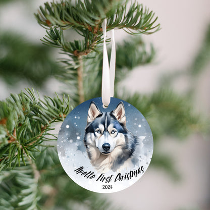 Adorable Husky Christmas Ornaments | Perfect Holiday Decor for Husky Lovers