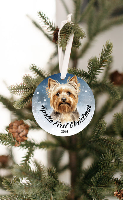 Adorable Silky Terrier Christmas Ornaments | Perfect Holiday Decor for Silky Terrier Lovers