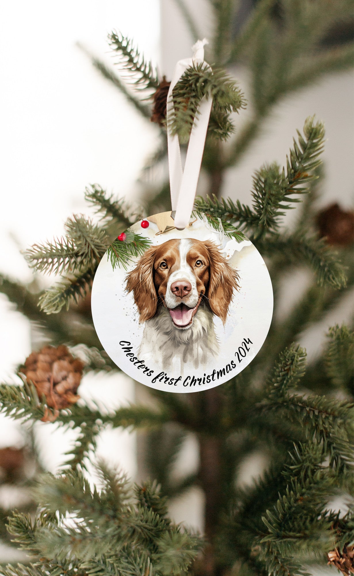 Adorable Spaniels Christmas Ornaments | Perfect Holiday Decor for Spaniels Lovers