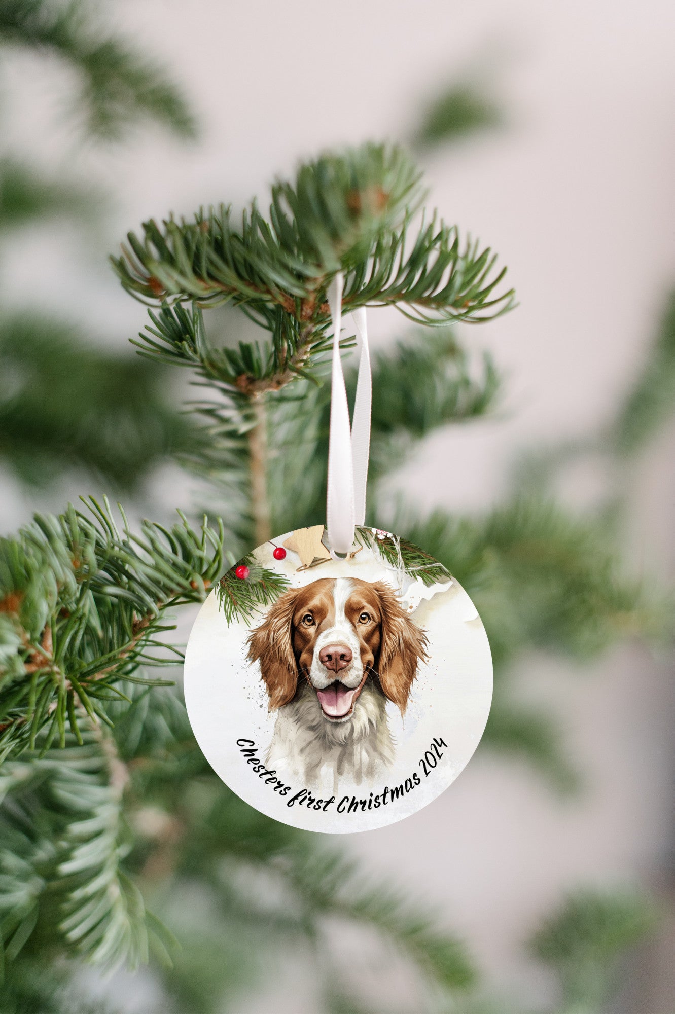 Adorable Spaniels Christmas Ornaments | Perfect Holiday Decor for Spaniels Lovers