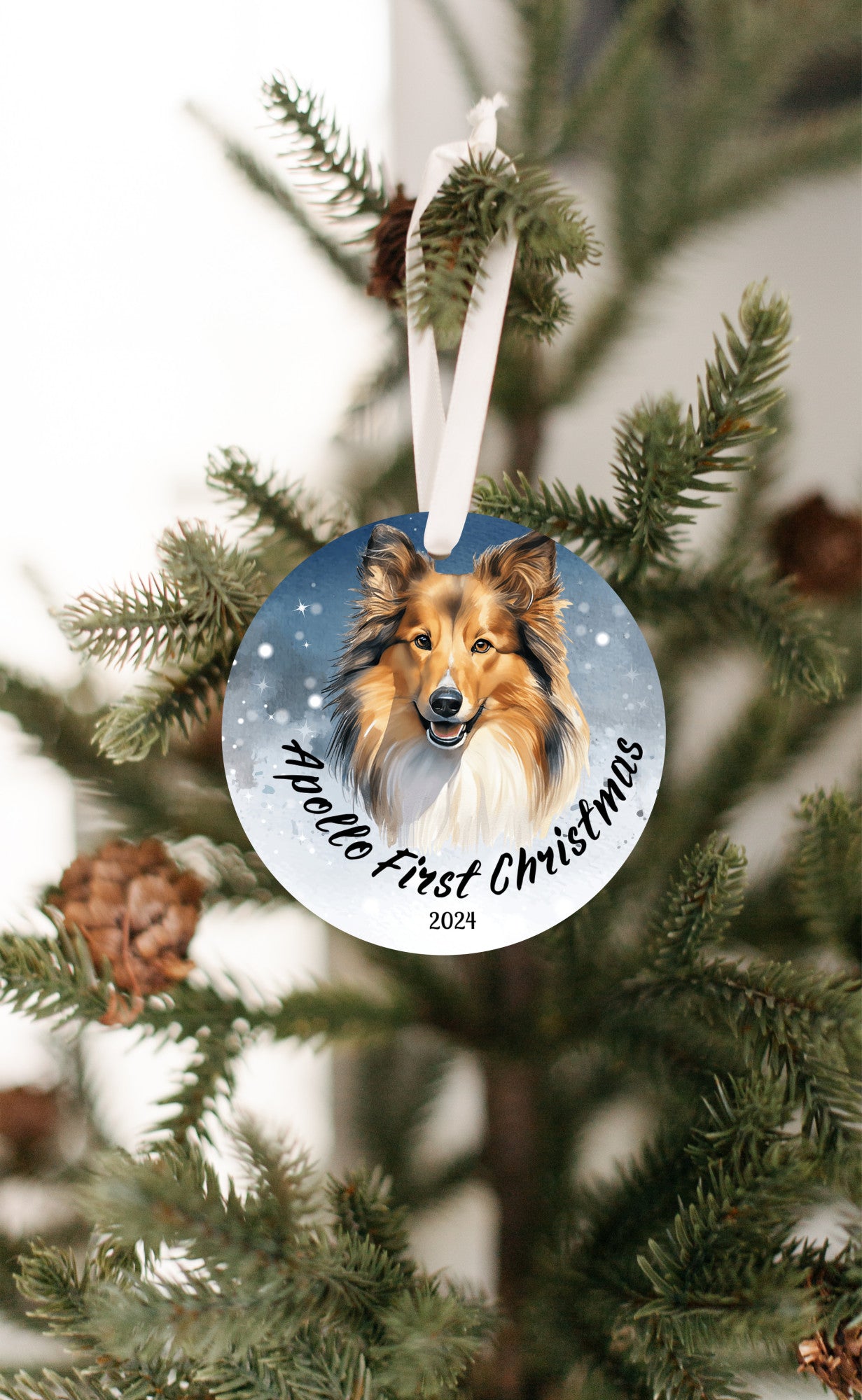 Adorable Sheltie Christmas Ornaments | Perfect Holiday Decor for Sheltie Lovers