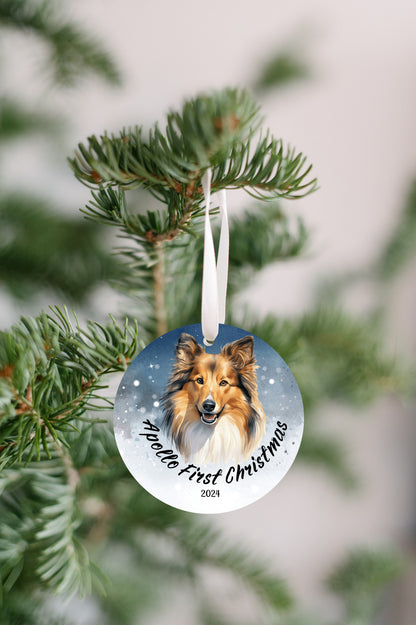 Adorable Sheltie Christmas Ornaments | Perfect Holiday Decor for Sheltie Lovers