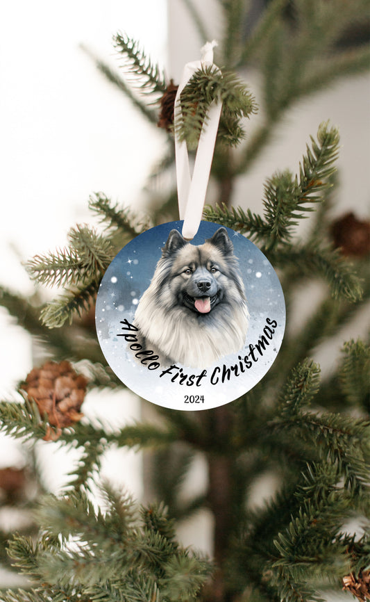 Adorable Keeshond Christmas Ornaments | Perfect Holiday Decor for Keeshond Lovers