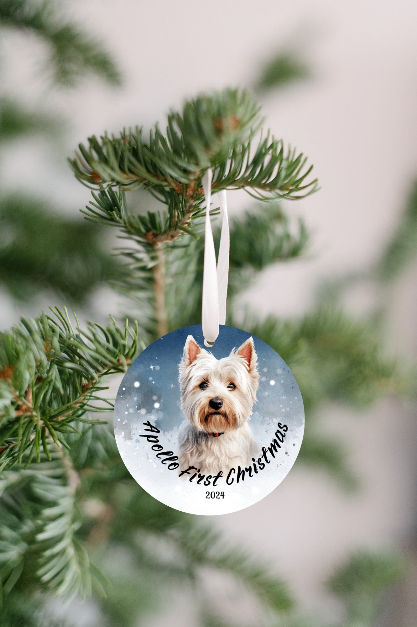 Adorable Maltese Christmas Ornaments | Perfect Holiday Decor for Maltese Lovers