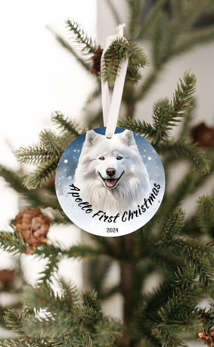 Adorable Samoyed Christmas Ornaments | Perfect Holiday Decor for Samoyed Lovers