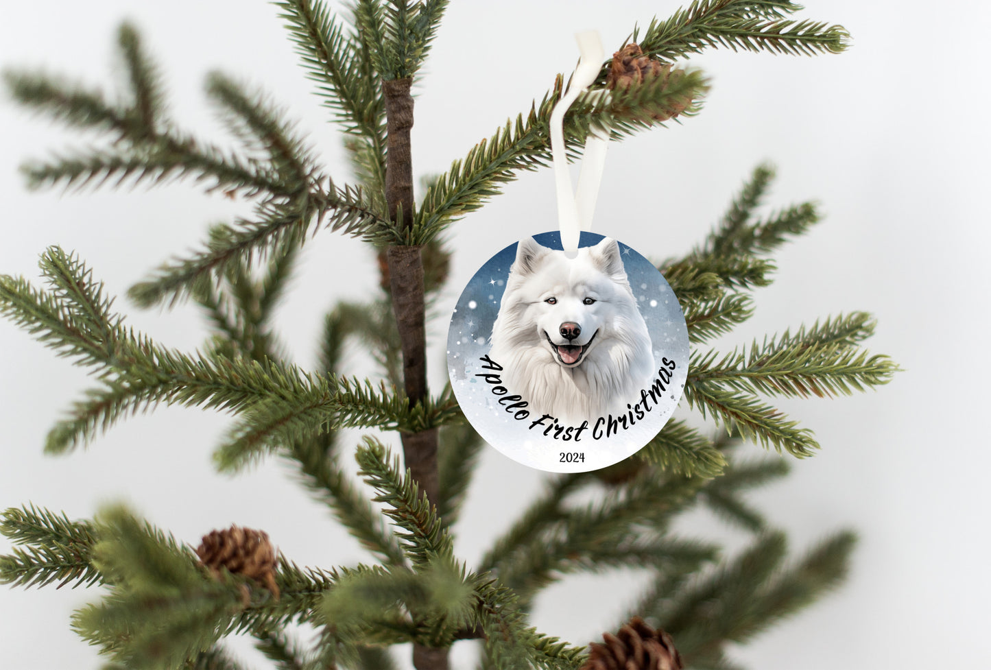 Adorable Samoyed Christmas Ornaments | Perfect Holiday Decor for Samoyed Lovers