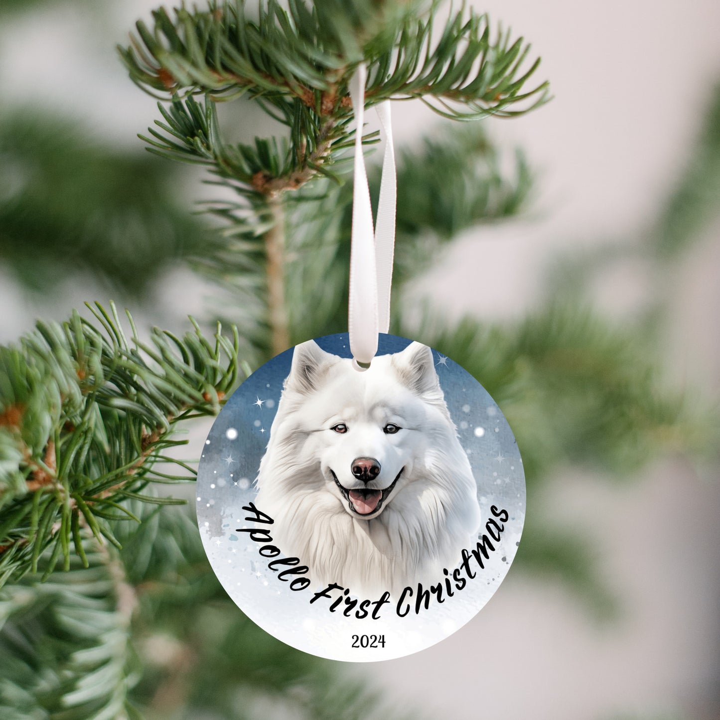 Adorable Samoyed Christmas Ornaments | Perfect Holiday Decor for Samoyed Lovers